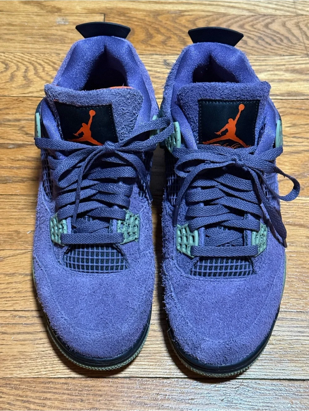 2022 Air Jordan 4 Retro “Canyon Purple” Sneakers Women: 9.5 Men: 8 - Picture 4 of 14